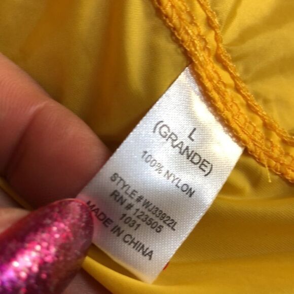 Fashion Nova yellow windbreaker style jacket - Picture 6 of 8